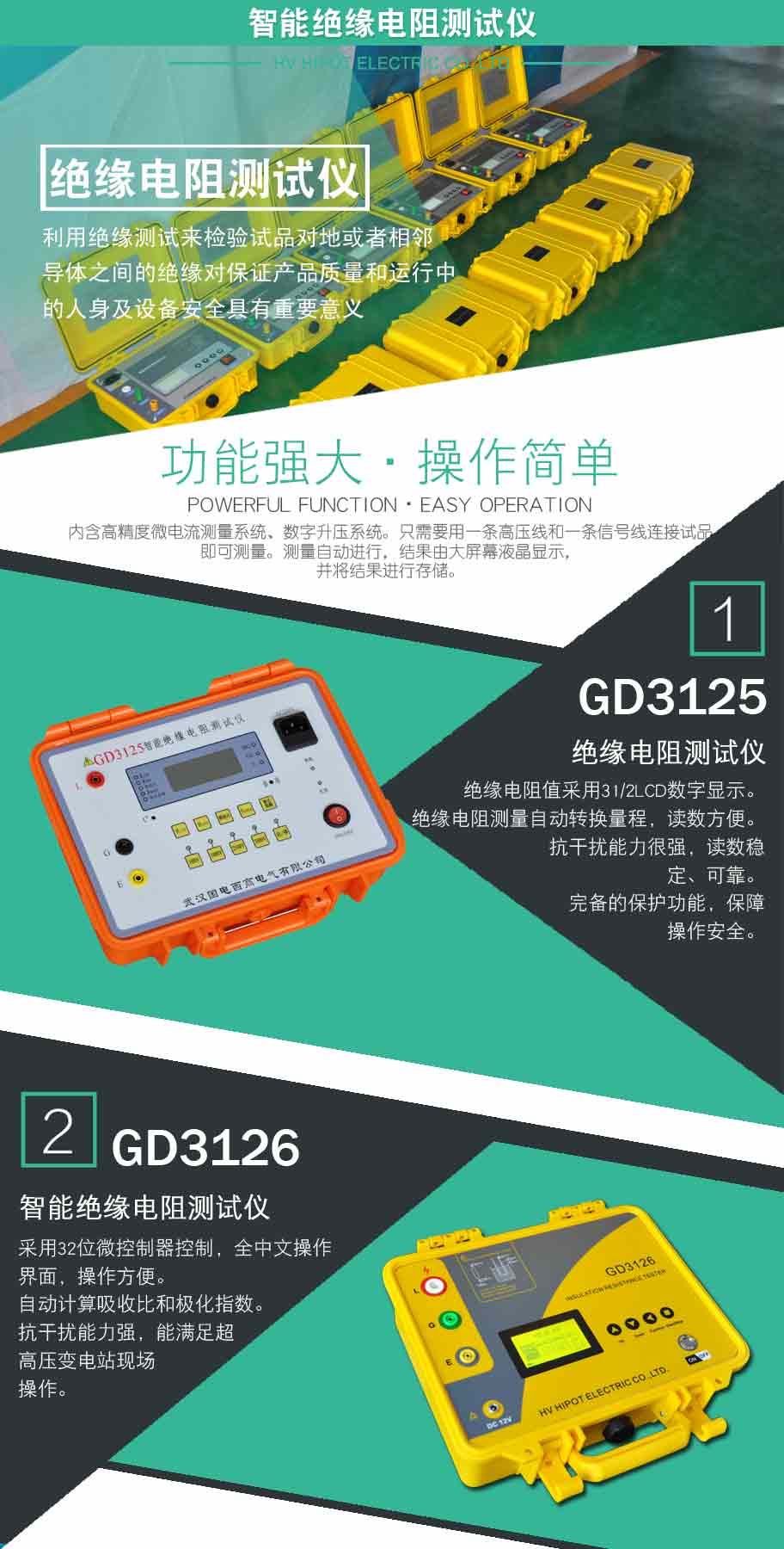 GD3126 智能绝缘电阻测试仪
